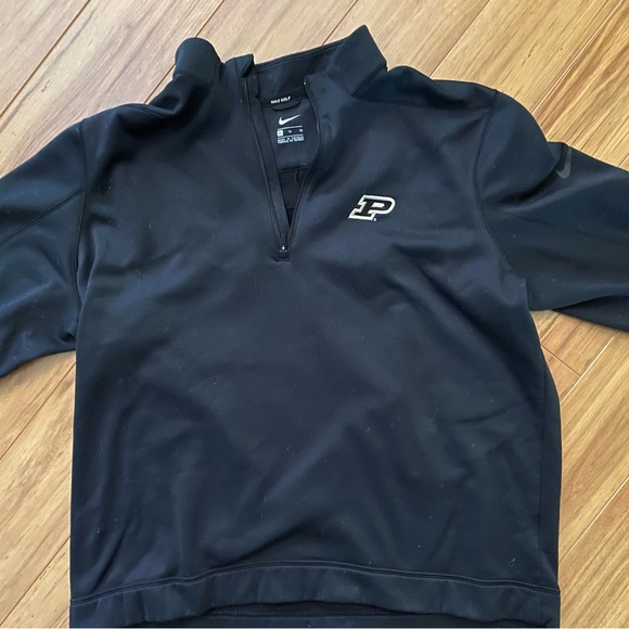 Nike Black Quarter-Zip Sweatshirt - Picture 1 of 1